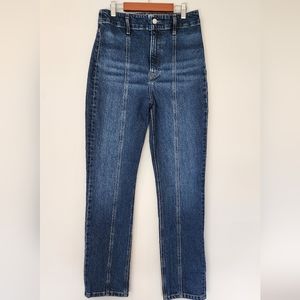 Reformation Amie Seamed High Rise Straight Leg Jeans Women's Size 27